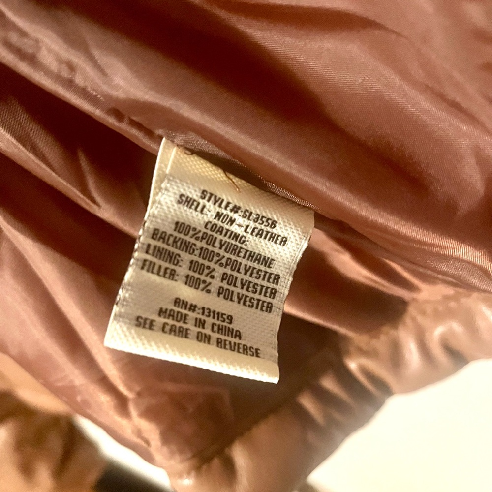 Sebby Collection Tan Puffer Jacket - Picture 5 of 7
